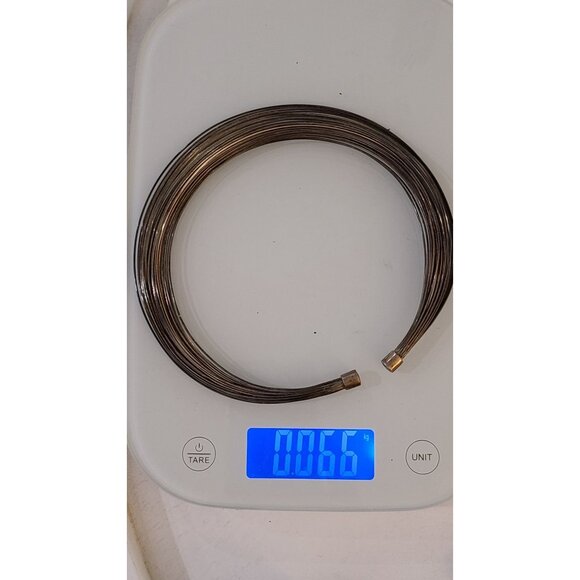 Vintage Sterling Silver 19 Multi-Strand Liquid Silver choker/collar Necklace 66g - Picture 9 of 16